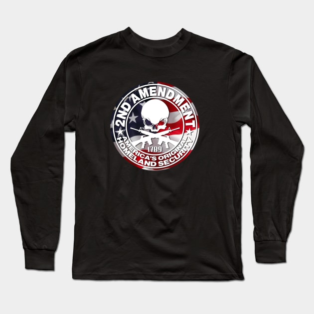 2nd Amendment Long Sleeve T-Shirt by creativegraphics247